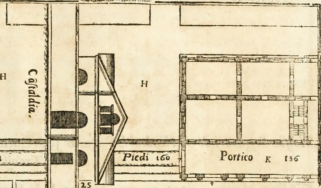 An illustration from Oeuvres d'architecture de Vincent Scamozzi vicentin, architecte de la republique de Venise, contenuës dans son idée de l'architecture universelle : dont les regles des cinq ordres, que le sixième livre contient ont été traduites en françois, 1713, leaf 88