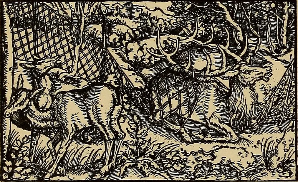 An illustration from Das Alte buch und seine ausstattung vom XV. bis zum XIX. jahrhundert: buchdruck, buchschmuck und einbände, 1915, leaf 106