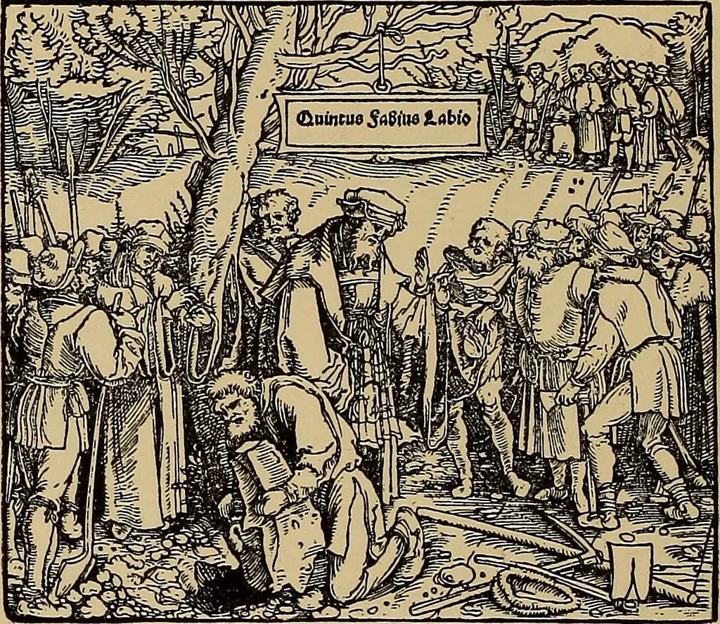 An illustration from Das Alte buch und seine ausstattung vom XV. bis zum XIX. jahrhundert: buchdruck, buchschmuck und einbände, 1915, leaf 106
