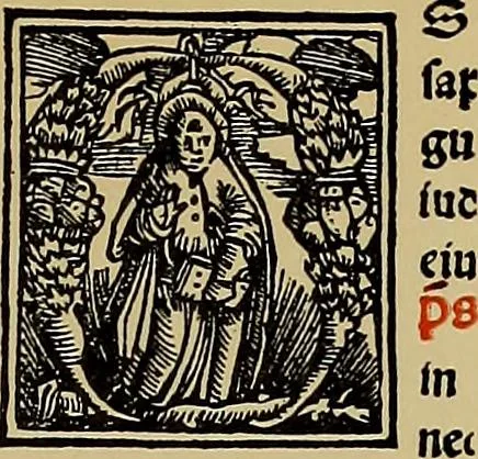 An illustration from Das Alte buch und seine ausstattung vom XV. bis zum XIX. jahrhundert: buchdruck, buchschmuck und einbände, 1915, leaf 107