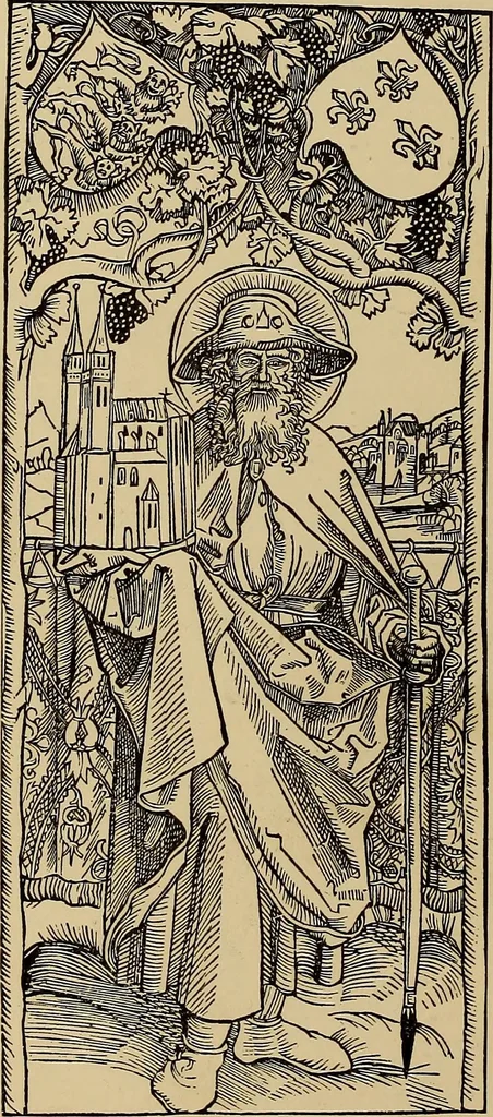 An illustration from Das Alte buch und seine ausstattung vom XV. bis zum XIX. jahrhundert: buchdruck, buchschmuck und einbände, 1915, leaf 108