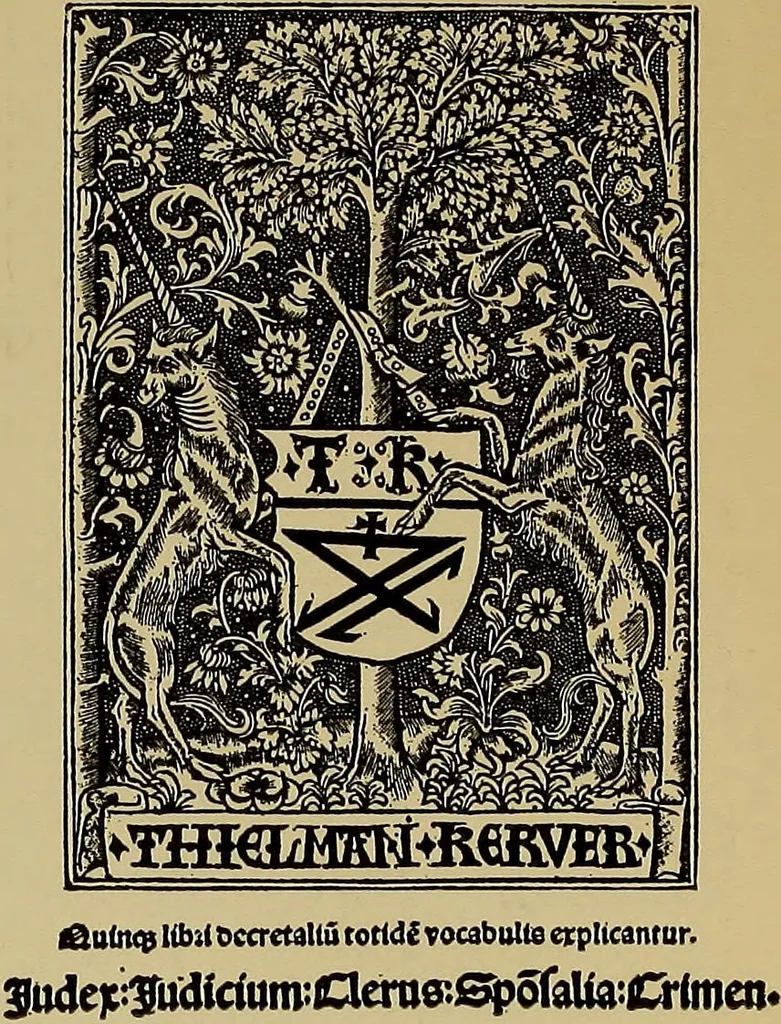 An illustration from Das Alte buch und seine ausstattung vom XV. bis zum XIX. jahrhundert: buchdruck, buchschmuck und einbände, 1915, leaf 109