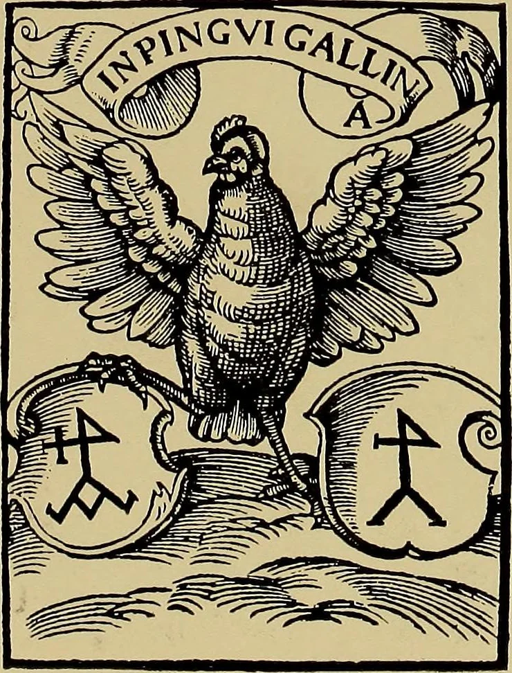 An illustration from Das Alte buch und seine ausstattung vom XV. bis zum XIX. jahrhundert: buchdruck, buchschmuck und einbände, 1915, leaf 109