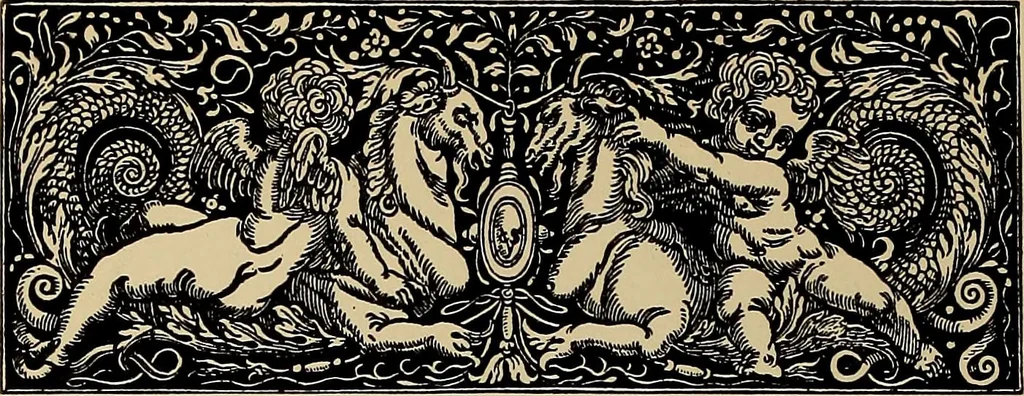An illustration from Das Alte buch und seine ausstattung vom XV. bis zum XIX. jahrhundert: buchdruck, buchschmuck und einbände, 1915, leaf 124