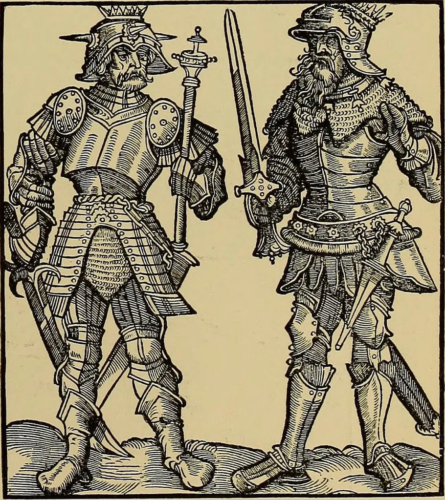 An illustration from Das Alte buch und seine ausstattung vom XV. bis zum XIX. jahrhundert: buchdruck, buchschmuck und einbände, 1915, leaf 129