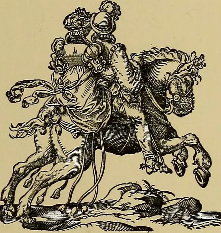 An illustration from Das Alte buch und seine ausstattung vom XV. bis zum XIX. jahrhundert: buchdruck, buchschmuck und einbände, 1915, leaf 133
