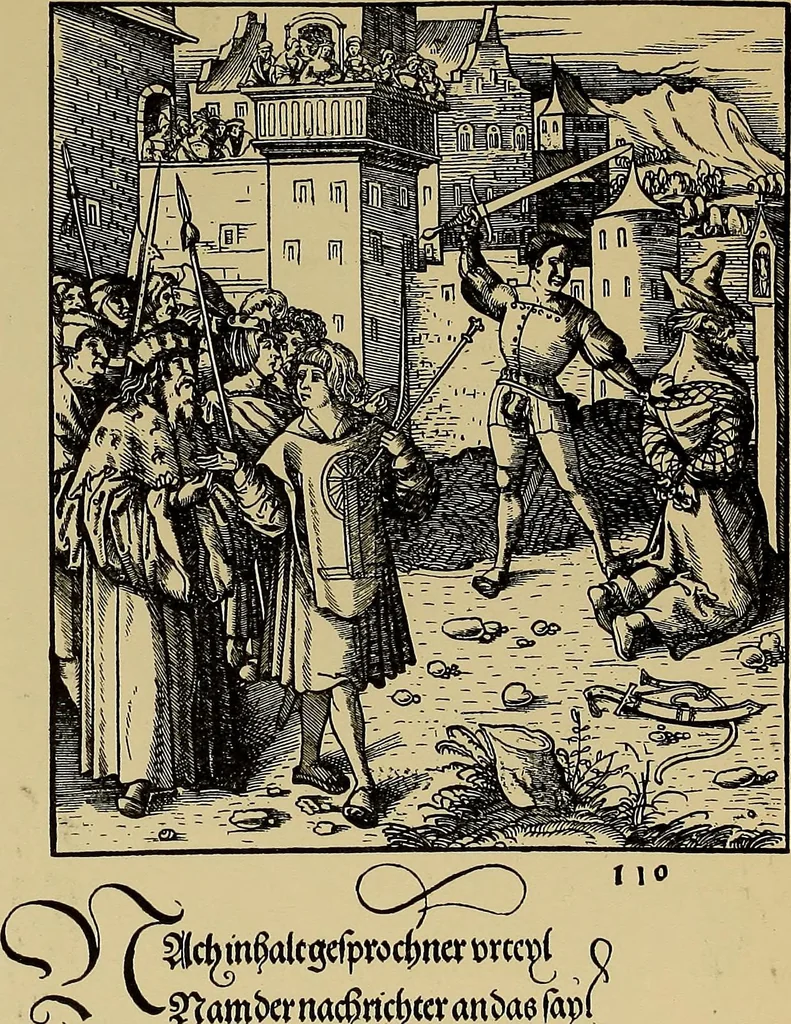 An illustration from Das Alte buch und seine ausstattung vom XV. bis zum XIX. jahrhundert: buchdruck, buchschmuck und einbände, 1915, leaf 137