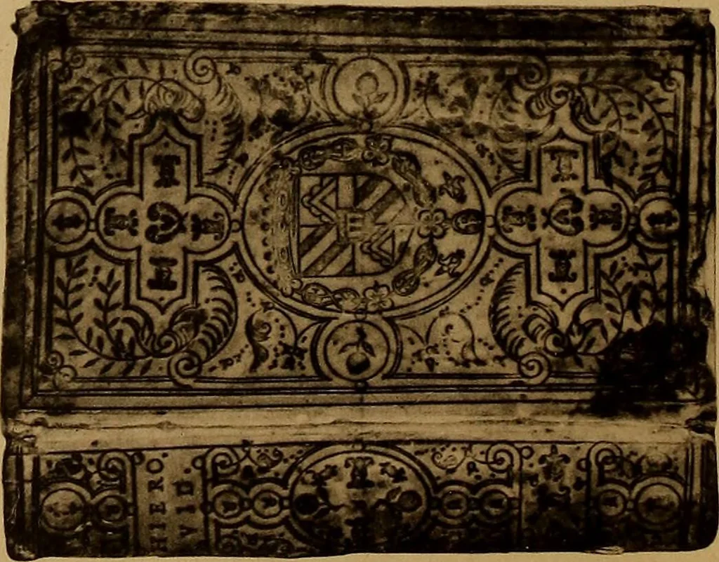 An illustration from Das Alte buch und seine ausstattung vom XV. bis zum XIX. jahrhundert: buchdruck, buchschmuck und einbände, 1915, leaf 142