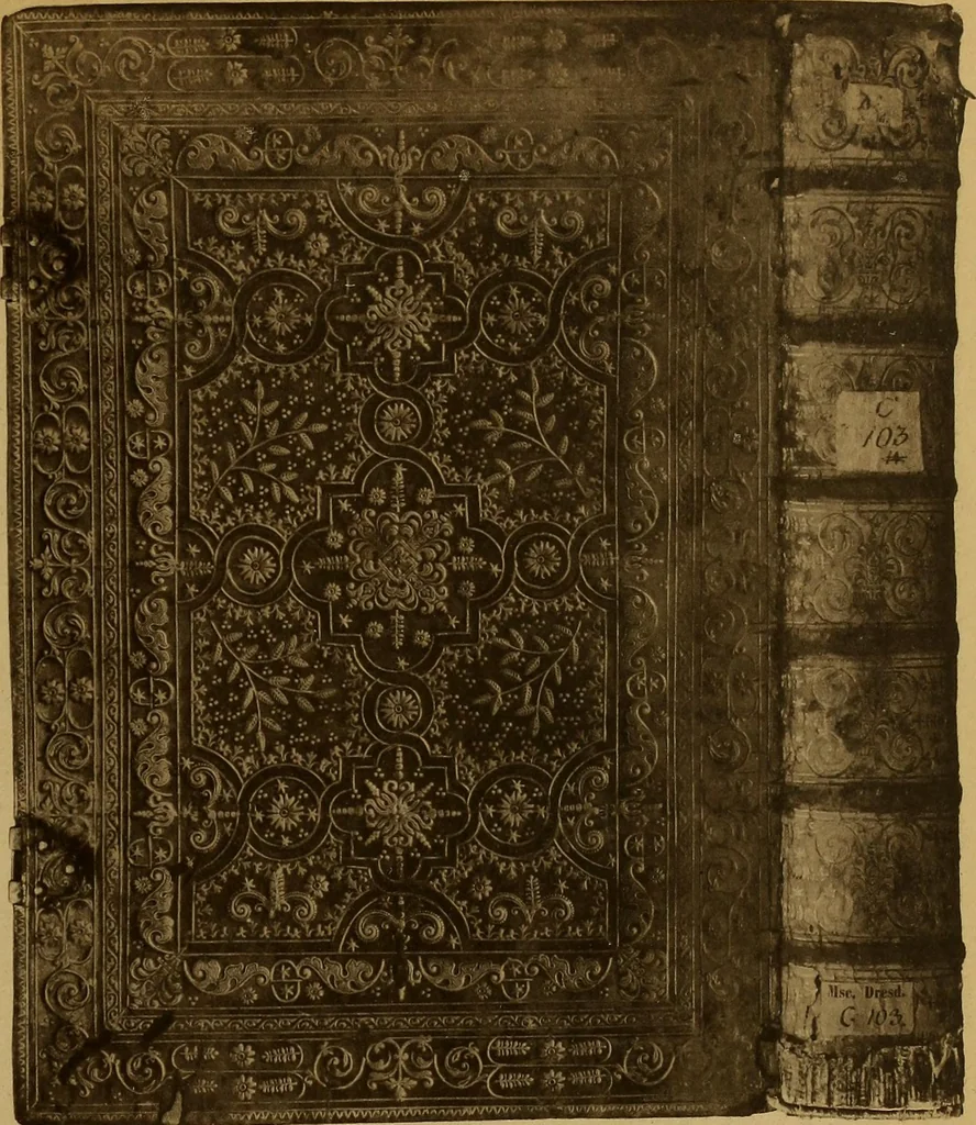 An illustration from Das Alte buch und seine ausstattung vom XV. bis zum XIX. jahrhundert: buchdruck, buchschmuck und einbände, 1915, leaf 145
