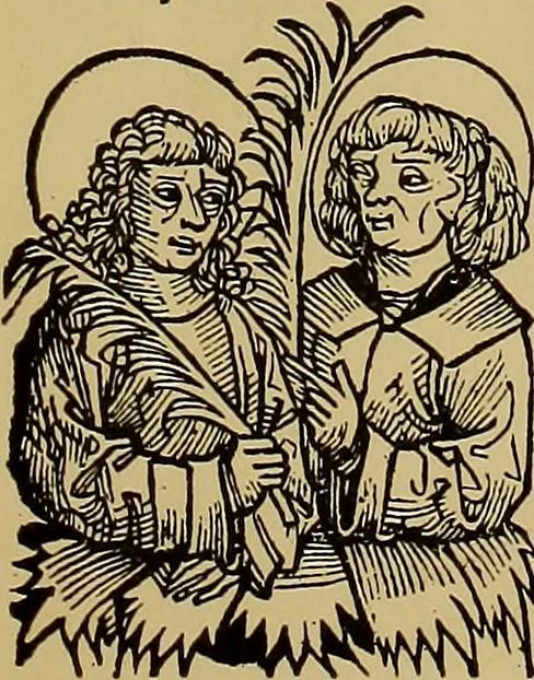 An illustration from Das Alte buch und seine ausstattung vom XV. bis zum XIX. jahrhundert: buchdruck, buchschmuck und einbände, 1915, leaf 15