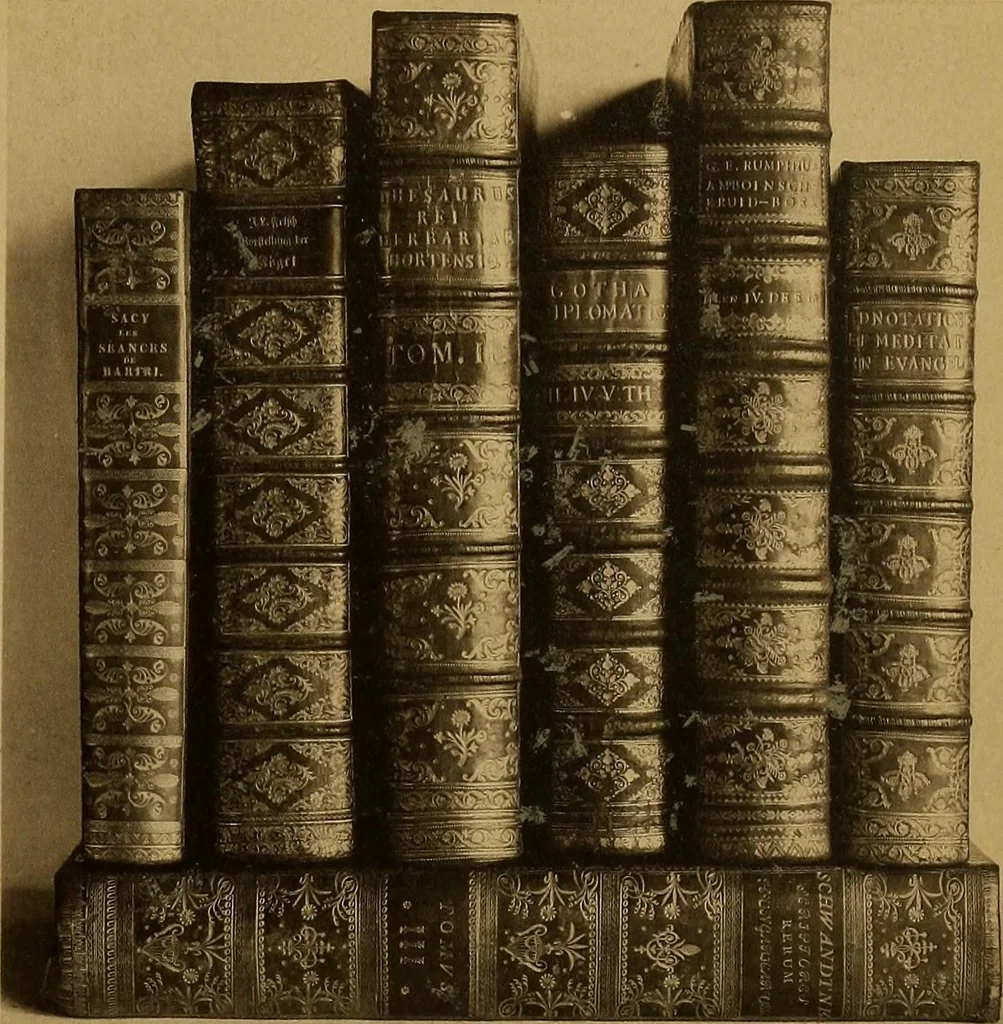 An illustration from Das Alte buch und seine ausstattung vom XV. bis zum XIX. jahrhundert: buchdruck, buchschmuck und einbände, 1915, leaf 153