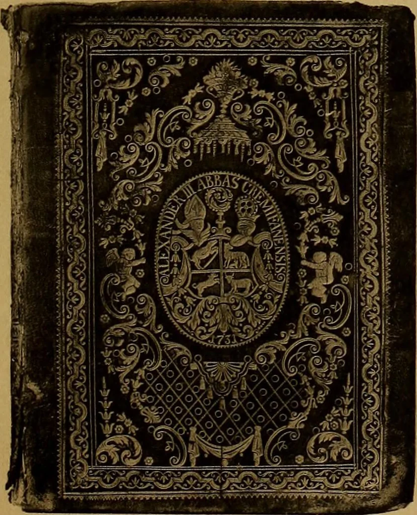 An illustration from Das Alte buch und seine ausstattung vom XV. bis zum XIX. jahrhundert: buchdruck, buchschmuck und einbände, 1915, leaf 155