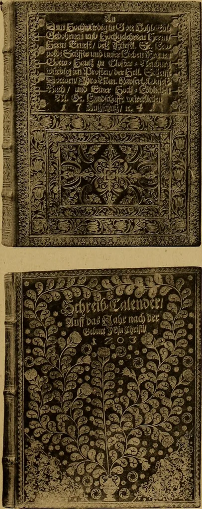 An illustration from Das Alte buch und seine ausstattung vom XV. bis zum XIX. jahrhundert: buchdruck, buchschmuck und einbände, 1915, leaf 155