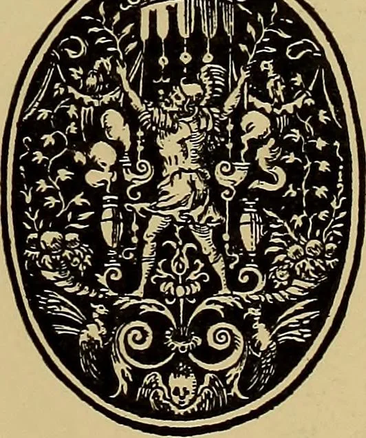 An illustration from Das Alte buch und seine ausstattung vom XV. bis zum XIX. jahrhundert: buchdruck, buchschmuck und einbände, 1915, leaf 157