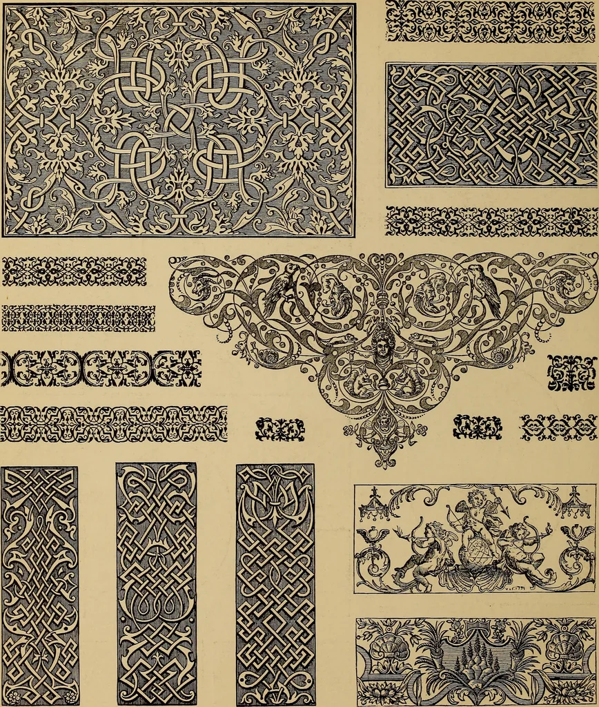 An illustration from Das Alte buch und seine ausstattung vom XV. bis zum XIX. jahrhundert: buchdruck, buchschmuck und einbände, 1915, leaf 158