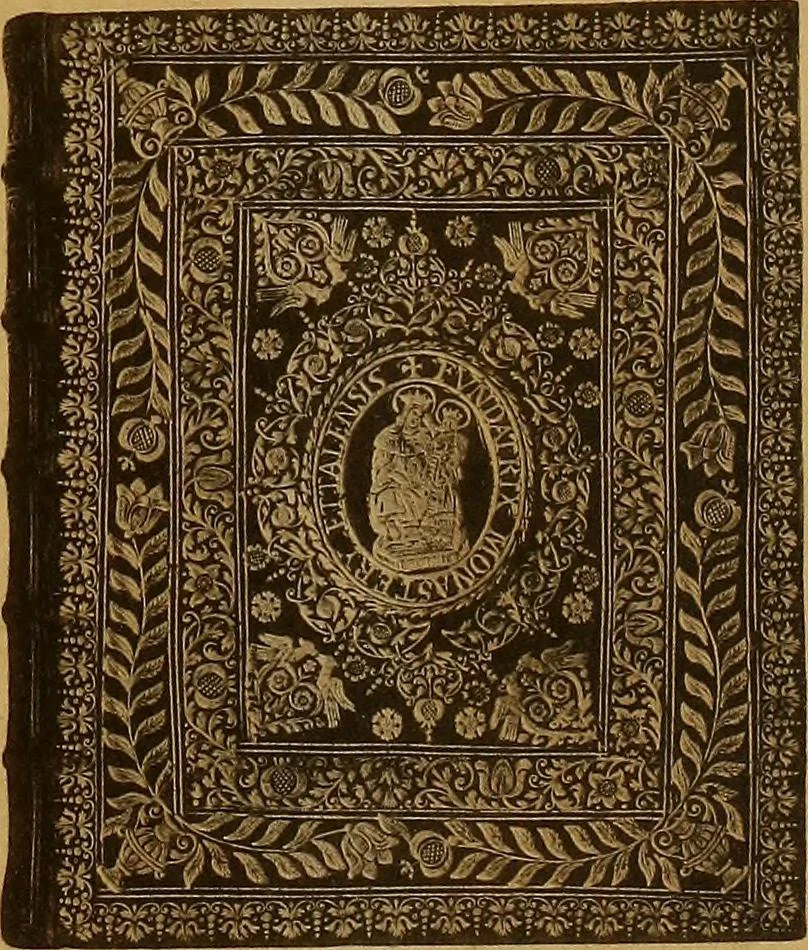 An illustration from Das Alte buch und seine ausstattung vom XV. bis zum XIX. jahrhundert: buchdruck, buchschmuck und einbände, 1915, leaf 159