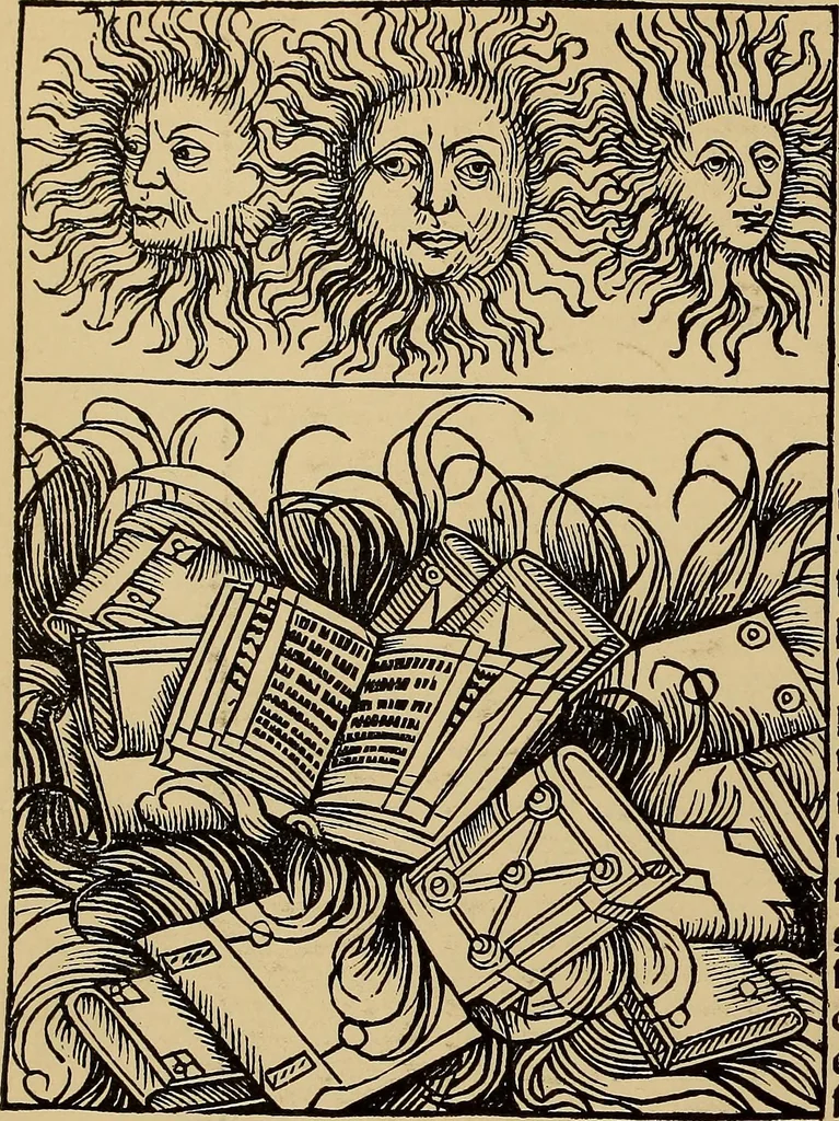 An illustration from Das Alte buch und seine ausstattung vom XV. bis zum XIX. jahrhundert: buchdruck, buchschmuck und einbände, 1915, leaf 16