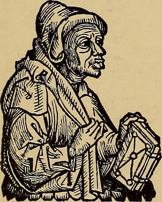 An illustration from Das Alte buch und seine ausstattung vom XV. bis zum XIX. jahrhundert: buchdruck, buchschmuck und einbände, 1915, leaf 16