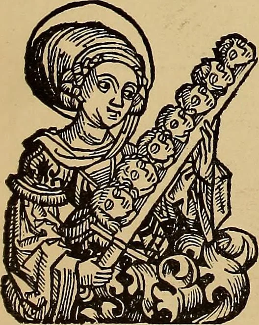 An illustration from Das Alte buch und seine ausstattung vom XV. bis zum XIX. jahrhundert: buchdruck, buchschmuck und einbände, 1915, leaf 16