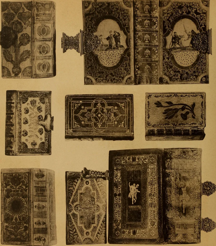 An illustration from Das Alte buch und seine ausstattung vom XV. bis zum XIX. jahrhundert: buchdruck, buchschmuck und einbände, 1915, leaf 160