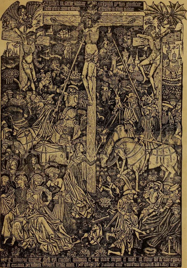 An illustration from Das Alte buch und seine ausstattung vom XV. bis zum XIX. jahrhundert: buchdruck, buchschmuck und einbände, 1915, leaf 17