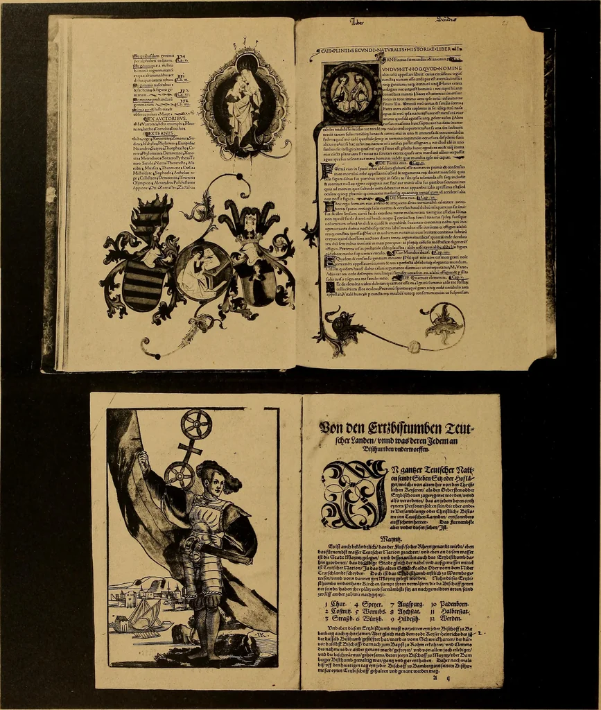 An illustration from Das Alte buch und seine ausstattung vom XV. bis zum XIX. jahrhundert: buchdruck, buchschmuck und einbände, 1915, leaf 18