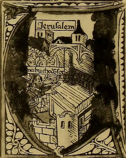 An illustration from Das Alte buch und seine ausstattung vom XV. bis zum XIX. jahrhundert: buchdruck, buchschmuck und einbände, 1915, leaf 19