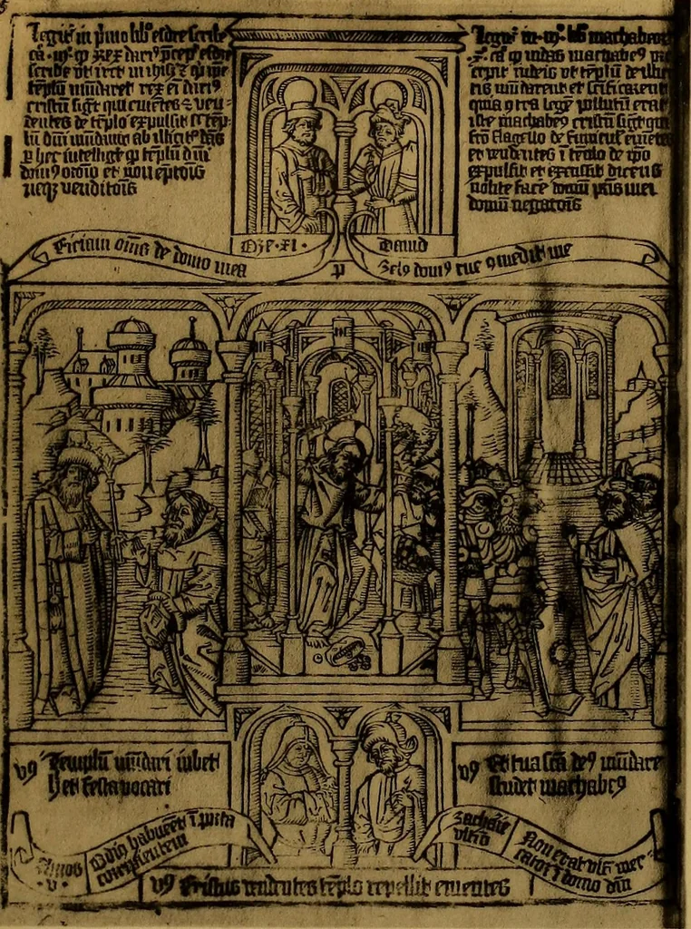 An illustration from Das Alte buch und seine ausstattung vom XV. bis zum XIX. jahrhundert: buchdruck, buchschmuck und einbände, 1915, leaf 23