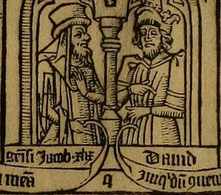An illustration from Das Alte buch und seine ausstattung vom XV. bis zum XIX. jahrhundert: buchdruck, buchschmuck und einbände, 1915, leaf 23