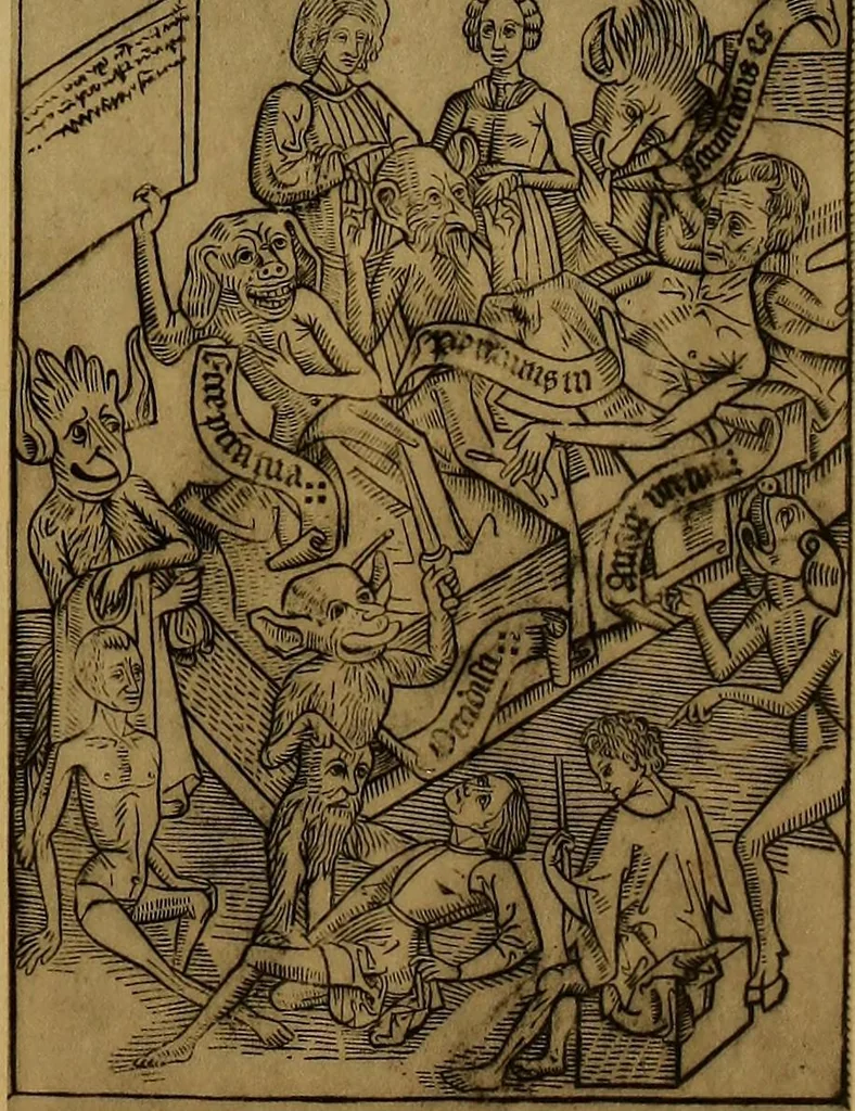 An illustration from Das Alte buch und seine ausstattung vom XV. bis zum XIX. jahrhundert: buchdruck, buchschmuck und einbände, 1915, leaf 23