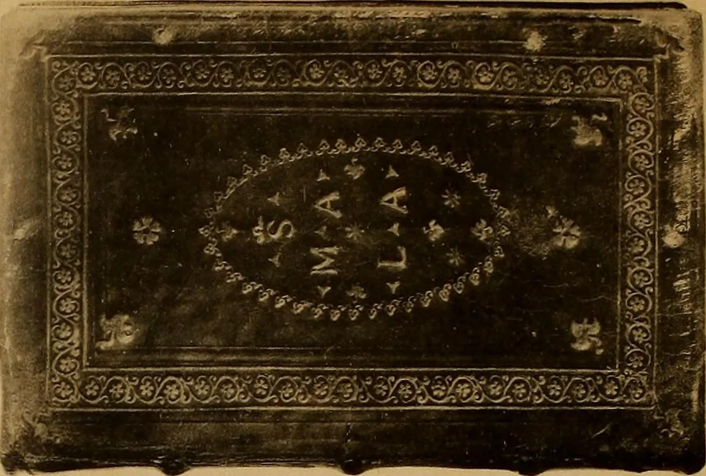 An illustration from Das Alte buch und seine ausstattung vom XV. bis zum XIX. jahrhundert: buchdruck, buchschmuck und einbände, 1915, leaf 24
