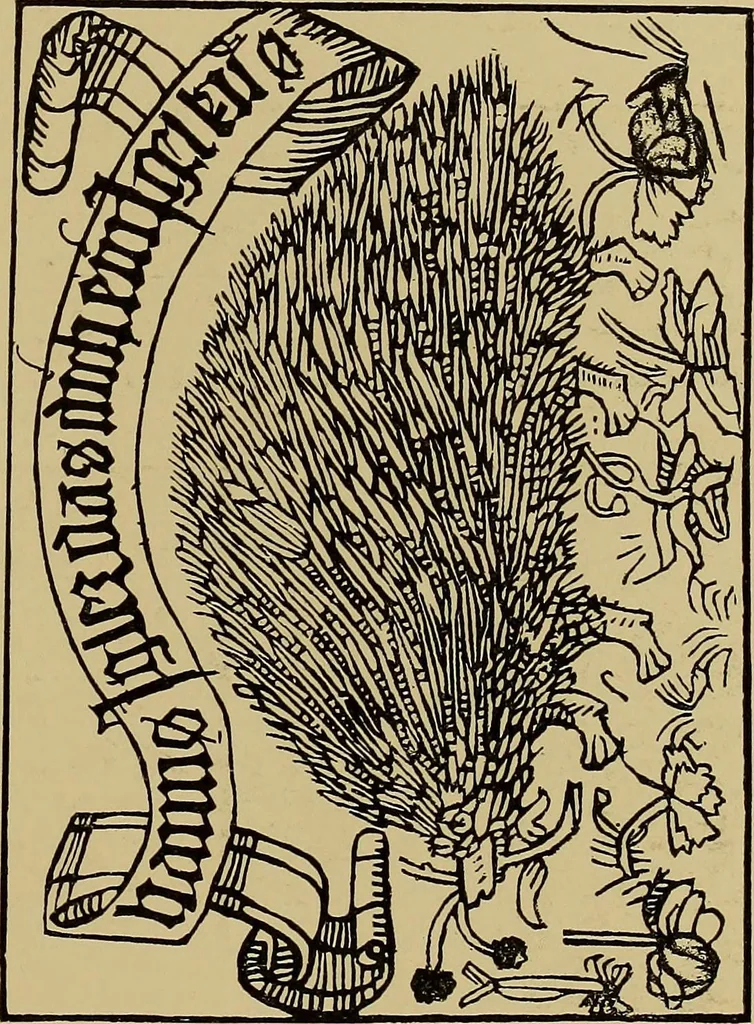An illustration from Das Alte buch und seine ausstattung vom XV. bis zum XIX. jahrhundert: buchdruck, buchschmuck und einbände, 1915, leaf 25