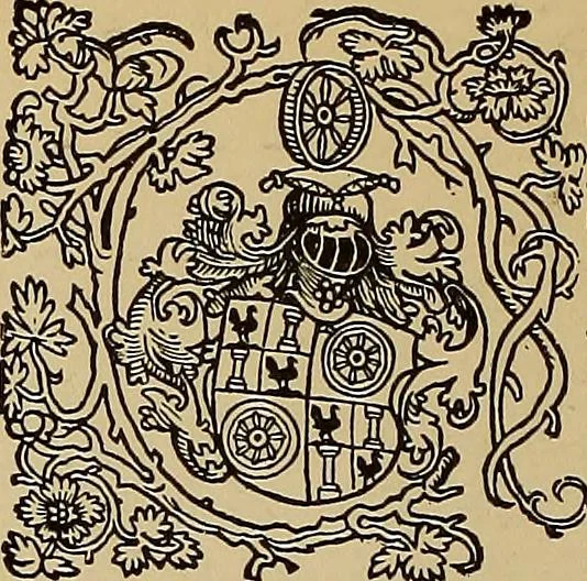 An illustration from Das Alte buch und seine ausstattung vom XV. bis zum XIX. jahrhundert: buchdruck, buchschmuck und einbände, 1915, leaf 34