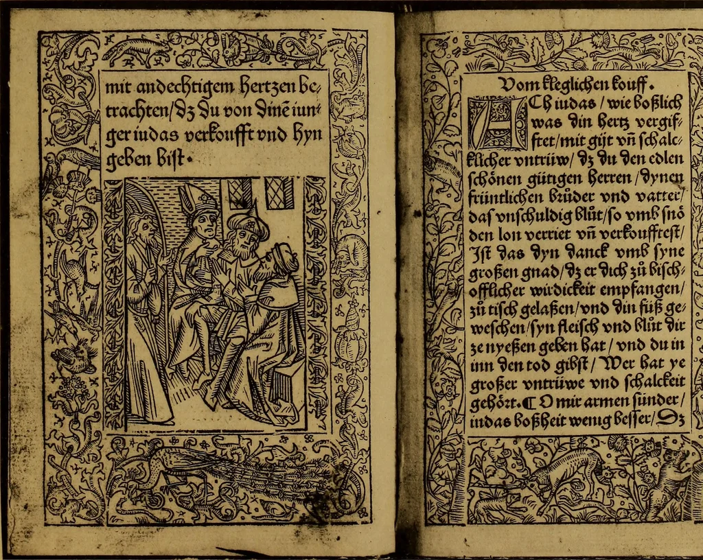 An illustration from Das Alte buch und seine ausstattung vom XV. bis zum XIX. jahrhundert: buchdruck, buchschmuck und einbände, 1915, leaf 35