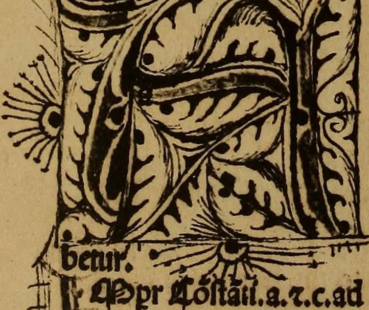 An illustration from Das Alte buch und seine ausstattung vom XV. bis zum XIX. jahrhundert: buchdruck, buchschmuck und einbände, 1915, leaf 36