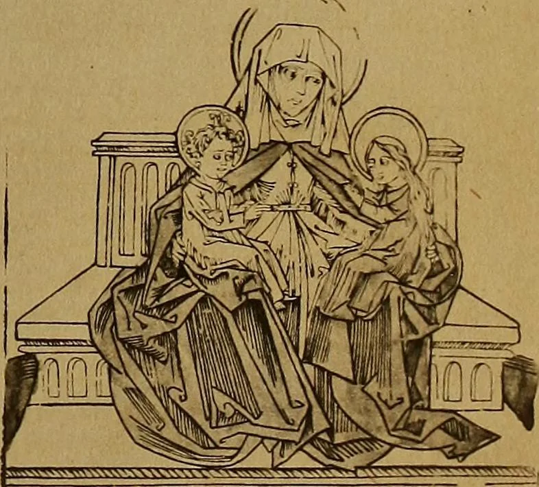 An illustration from Das Alte buch und seine ausstattung vom XV. bis zum XIX. jahrhundert: buchdruck, buchschmuck und einbände, 1915, leaf 43