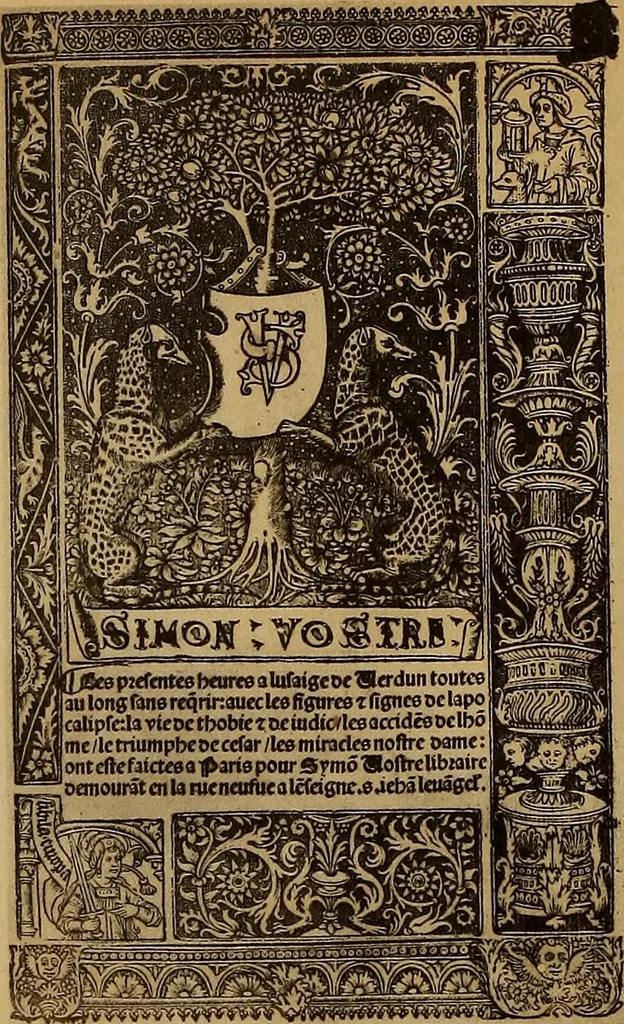An illustration from Das Alte buch und seine ausstattung vom XV. bis zum XIX. jahrhundert: buchdruck, buchschmuck und einbände, 1915, leaf 44