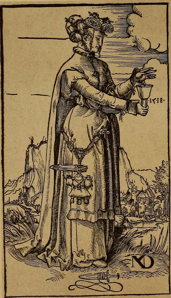 An illustration from Das Alte buch und seine ausstattung vom XV. bis zum XIX. jahrhundert: buchdruck, buchschmuck und einbände, 1915, leaf 44