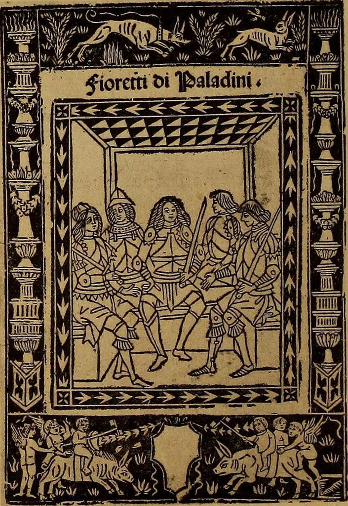 An illustration from Das Alte buch und seine ausstattung vom XV. bis zum XIX. jahrhundert: buchdruck, buchschmuck und einbände, 1915, leaf 44
