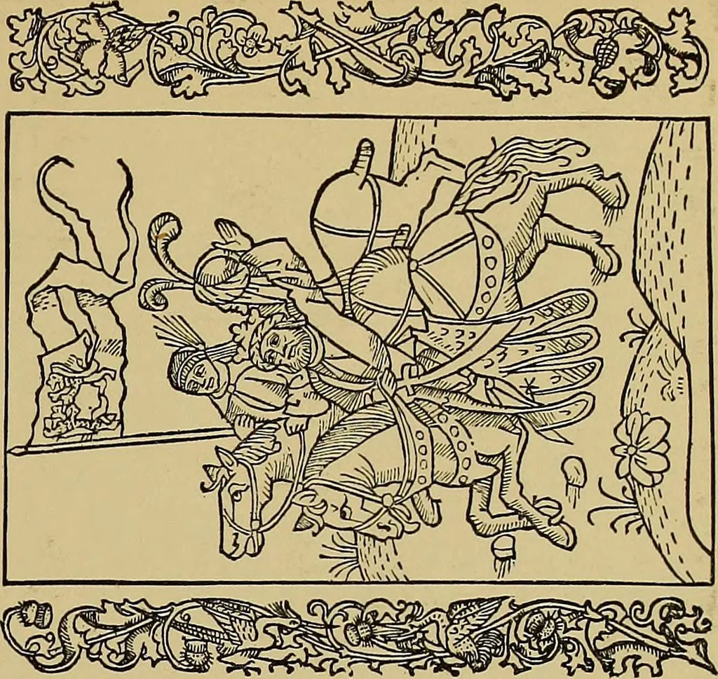 An illustration from Das Alte buch und seine ausstattung vom XV. bis zum XIX. jahrhundert: buchdruck, buchschmuck und einbände, 1915, leaf 45