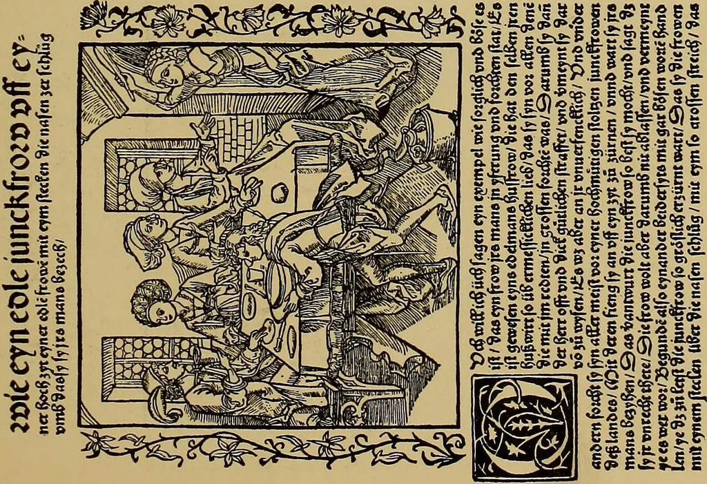 An illustration from Das Alte buch und seine ausstattung vom XV. bis zum XIX. jahrhundert: buchdruck, buchschmuck und einbände, 1915, leaf 45