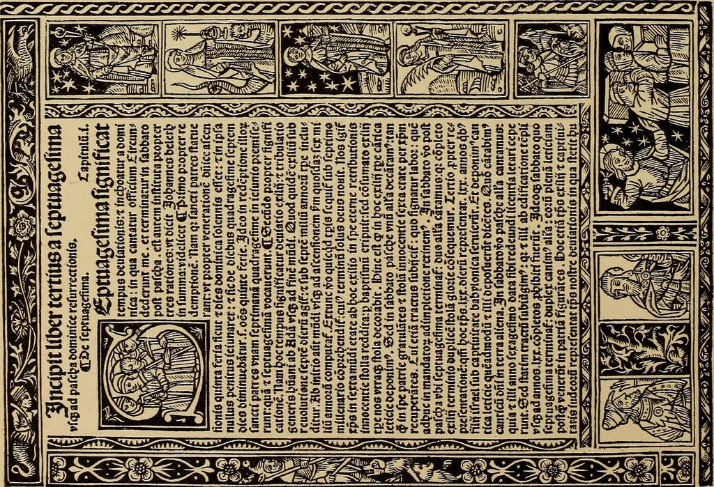 An illustration from Das Alte buch und seine ausstattung vom XV. bis zum XIX. jahrhundert: buchdruck, buchschmuck und einbände, 1915, leaf 46