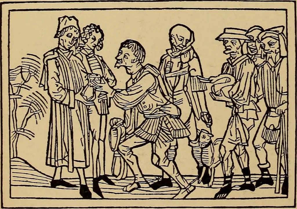 An illustration from Das Alte buch und seine ausstattung vom XV. bis zum XIX. jahrhundert: buchdruck, buchschmuck und einbände, 1915, leaf 48