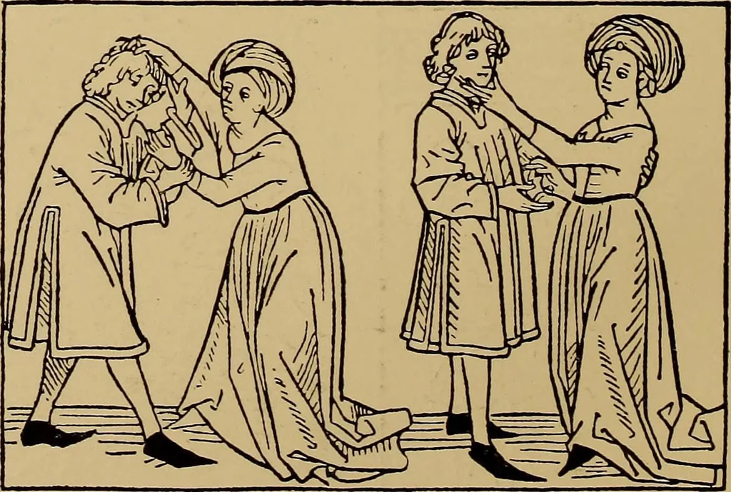 An illustration from Das Alte buch und seine ausstattung vom XV. bis zum XIX. jahrhundert: buchdruck, buchschmuck und einbände, 1915, leaf 48