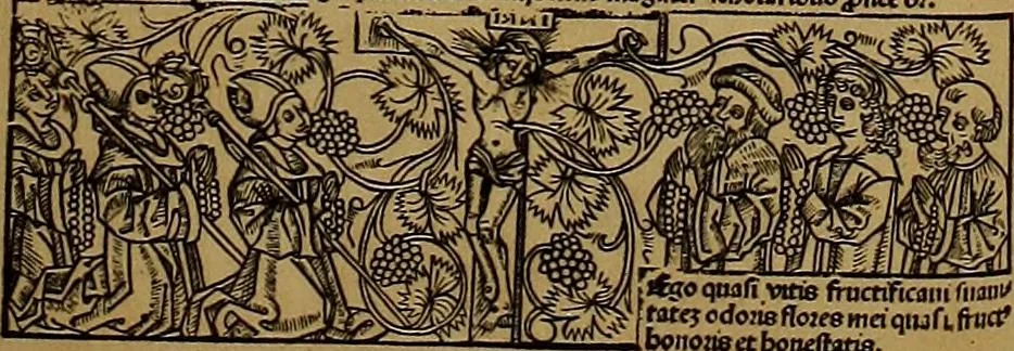 An illustration from Das Alte buch und seine ausstattung vom XV. bis zum XIX. jahrhundert: buchdruck, buchschmuck und einbände, 1915, leaf 49
