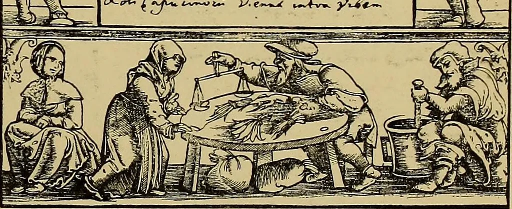 An illustration from Das Alte buch und seine ausstattung vom XV. bis zum XIX. jahrhundert: buchdruck, buchschmuck und einbände, 1915, leaf 53
