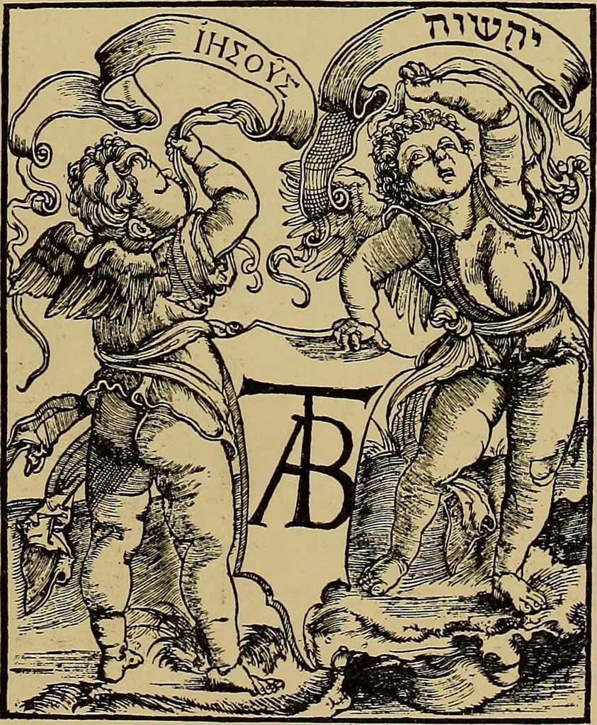 An illustration from Das Alte buch und seine ausstattung vom XV. bis zum XIX. jahrhundert: buchdruck, buchschmuck und einbände, 1915, leaf 53