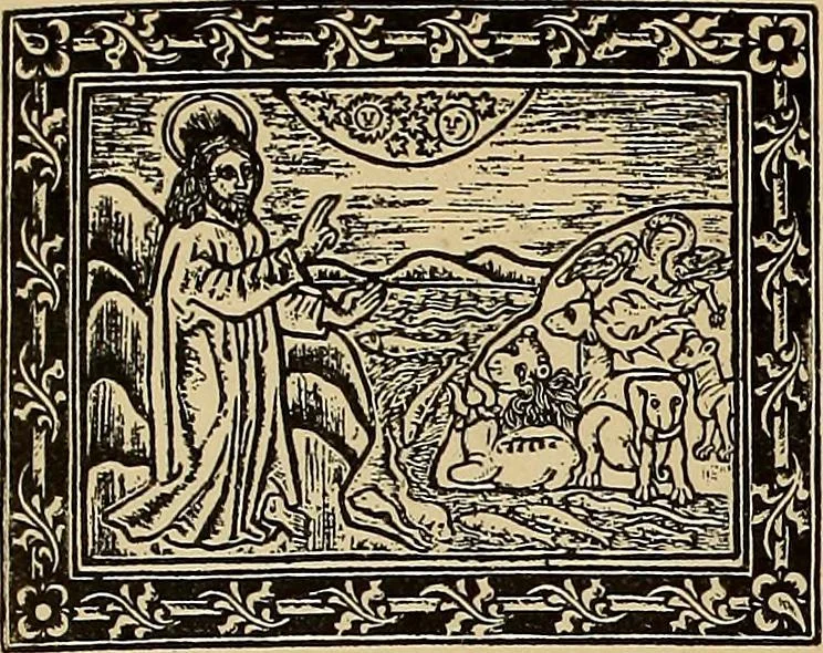 An illustration from Das Alte buch und seine ausstattung vom XV. bis zum XIX. jahrhundert: buchdruck, buchschmuck und einbände, 1915, leaf 54