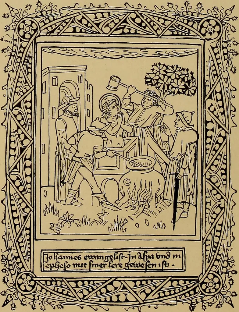 An illustration from Das Alte buch und seine ausstattung vom XV. bis zum XIX. jahrhundert: buchdruck, buchschmuck und einbände, 1915, leaf 54