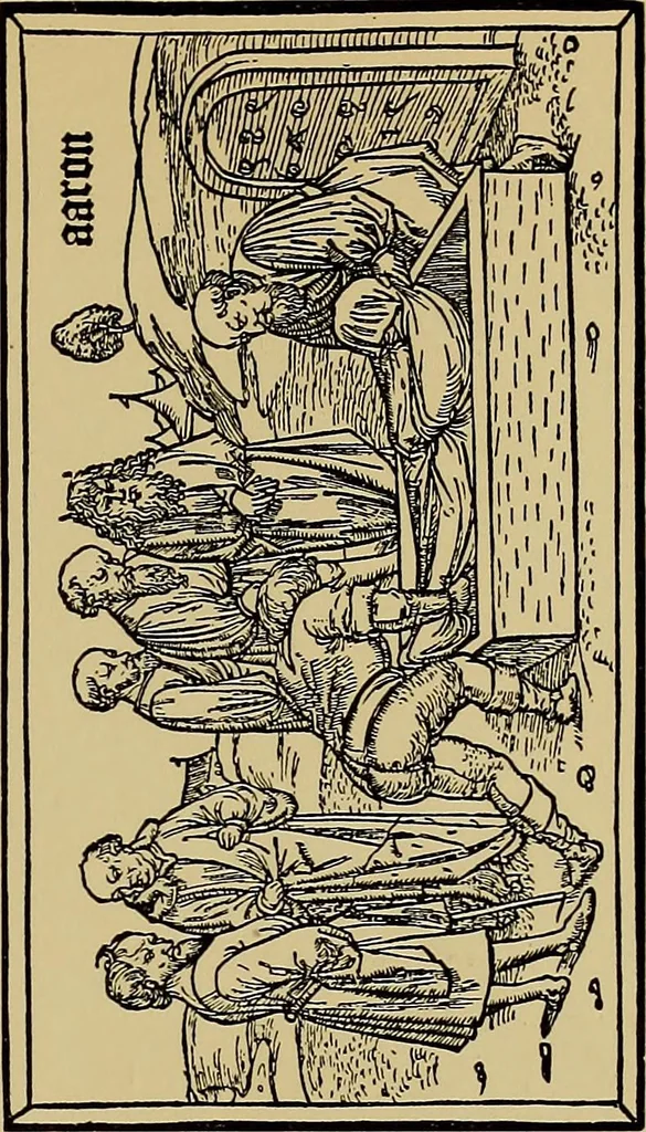 An illustration from Das Alte buch und seine ausstattung vom XV. bis zum XIX. jahrhundert: buchdruck, buchschmuck und einbände, 1915, leaf 57